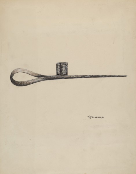 Candle Holder, c. 1939.