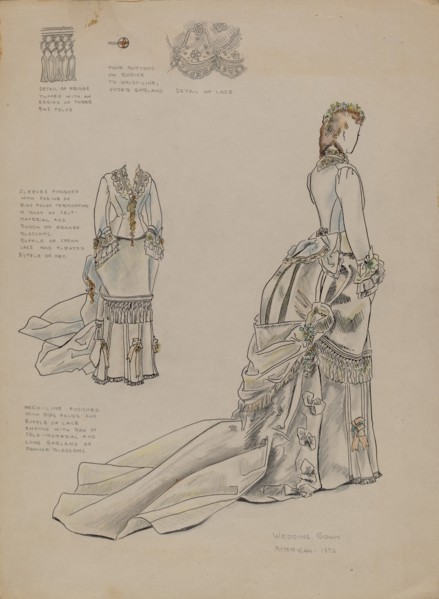 Wedding Dress, c. 1936.