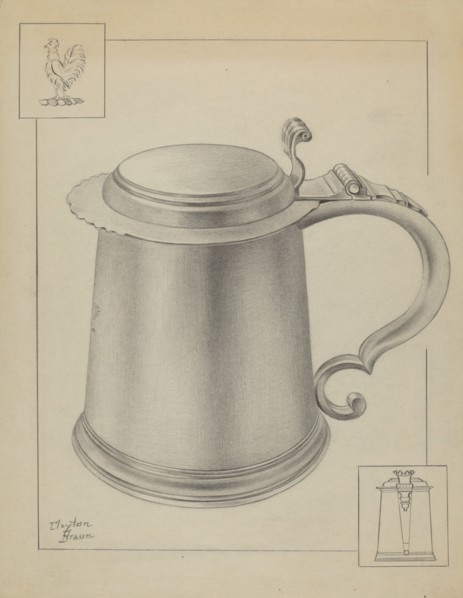 Silver Tankard, c. 1936.