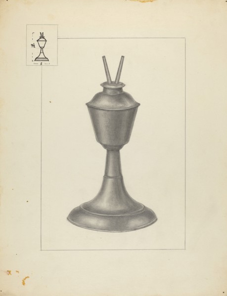 Camphene Lamp, 1935/1942.