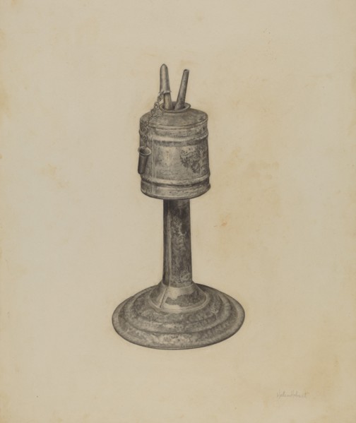 Camphene Lamp, 1935/1942.