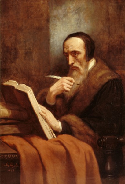 Portrait of Calvin, 1858.