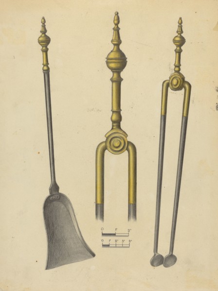 Tongs and Shovel, c. 1939.