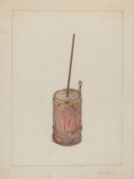 Butter Churn, c. 1936.