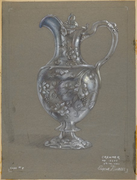 Silver Creamer, c. 1936.