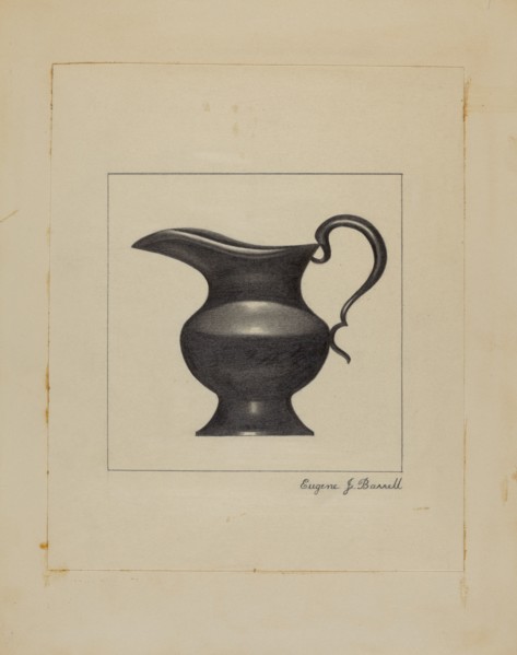 Pewter Pitcher, c. 1936.