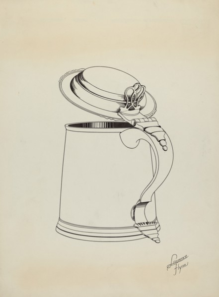 Silver Tankard, c. 1938.