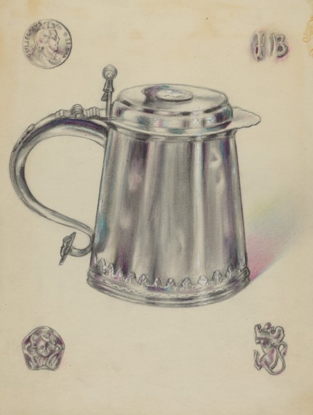 Silver Tankard, 1935/1942.
