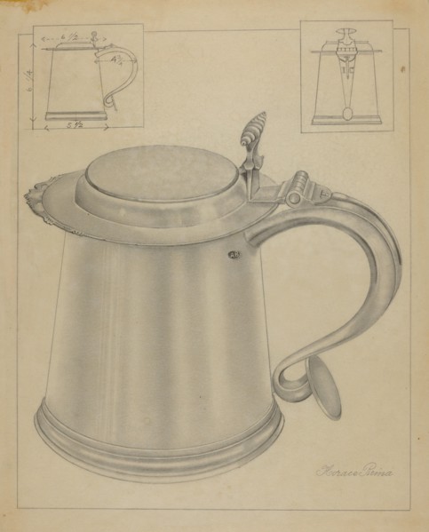 Silver Tankard, 1935/1942.