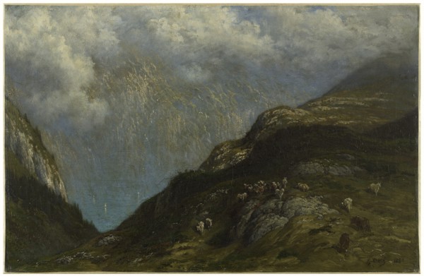 Paysage de montagne, 1881.