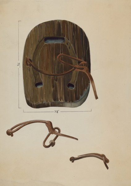 Bog Shoe for Horse, c. 1936.