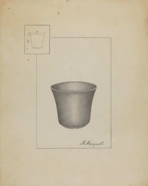 Pewter Cup, c. 1936.