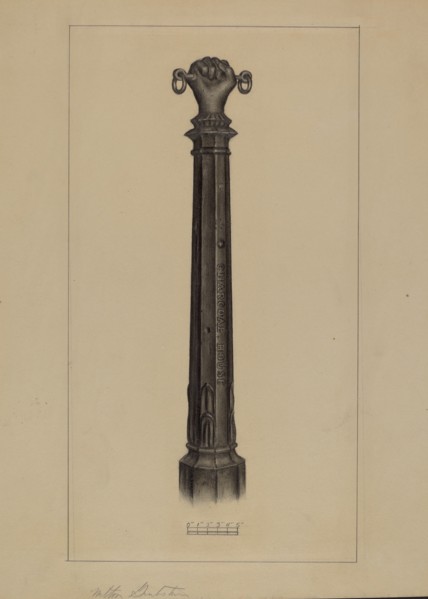 Hitching Post, c. 1937.