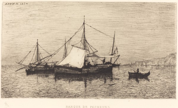 Barque de Pecheurs, 1874.