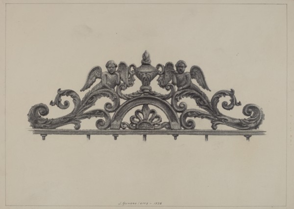 Cast Iron Gate Top, 1938.