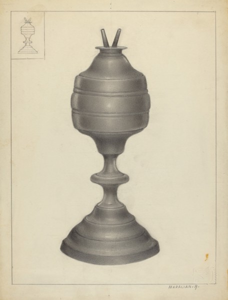 Camphene Lamp, 1935/1942.