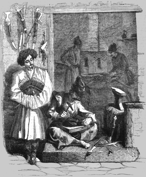 'Circassians making Arms', 1854. Creator: Unknown.