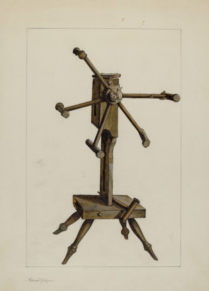 Winding Wheel, c. 1937.