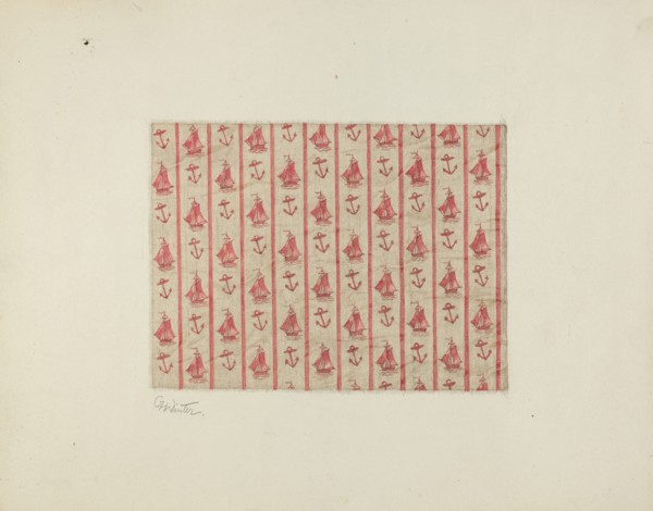 Printed Cotton, c. 1941.
