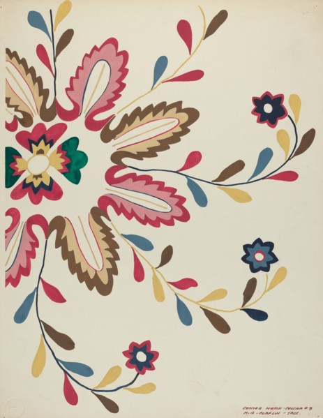 Colcha Plate, 1935/1942.