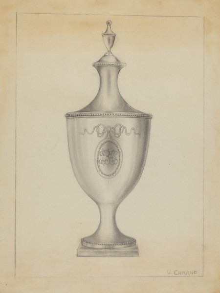 Silver Sugar Urn, c. 1936.