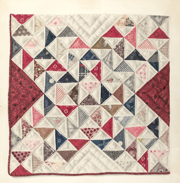 Patchwork Quilt, 1935/1942.