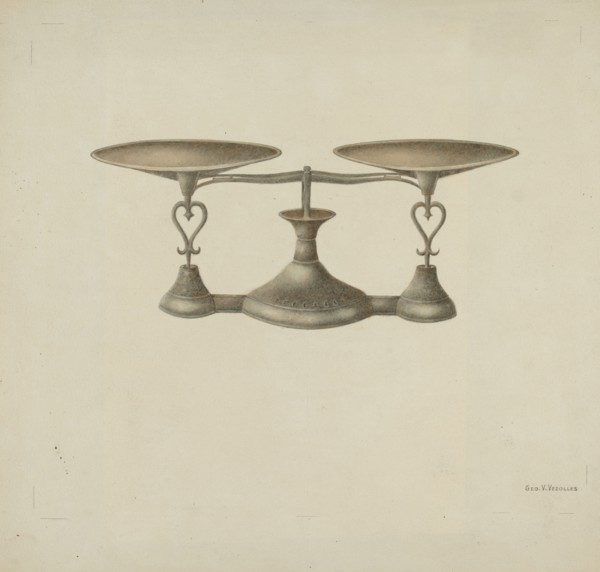 Shaker Scales, c. 1941.