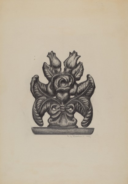 Fragment of Fence, 1937.