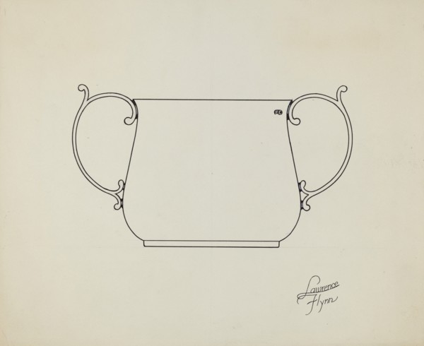 Silver Caudle Cup, c. 1936.