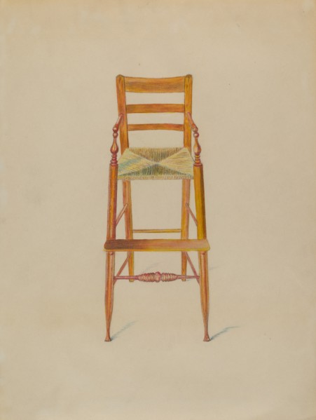 Baby's High Chair, c. 1936.