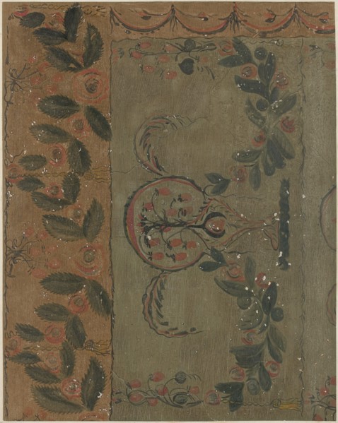 Hand-Painted Wall, c. 1939.