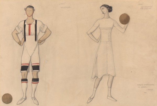 Costume Study for "Jeux", 1913.