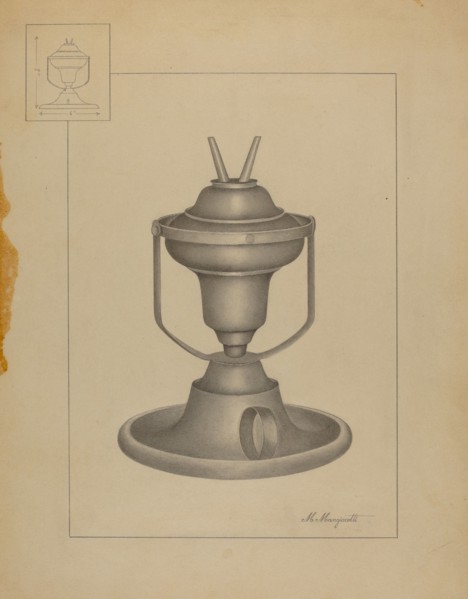 Swinging Lamp, c. 1936.