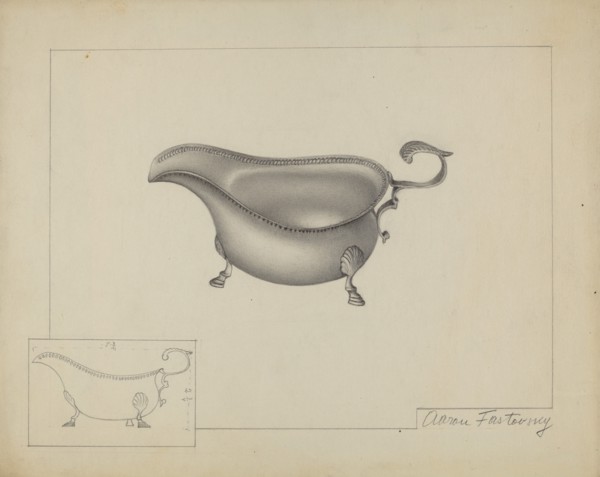 Silver Sauce Boat, c. 1937.