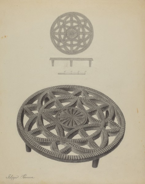 Pa. German Trivet, c. 1938.