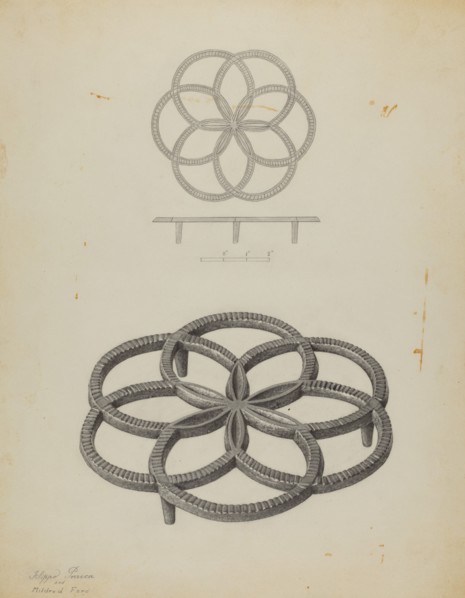 Pa. German Trivet, c. 1940.
