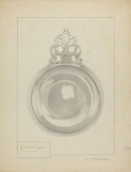 Silver Porringer, 1935/1942.
