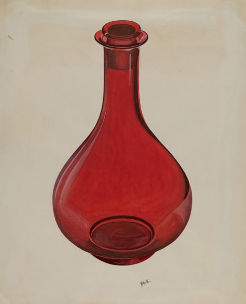 Decanter and Stopper, c. 1936.