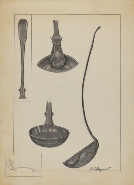 Pewter Spoon, 1935/1942.