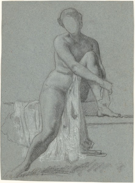 Seated Nude, 1860s-1870s.