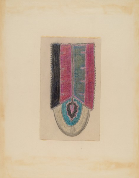 Moccasin Beadwork, 1935/1942.