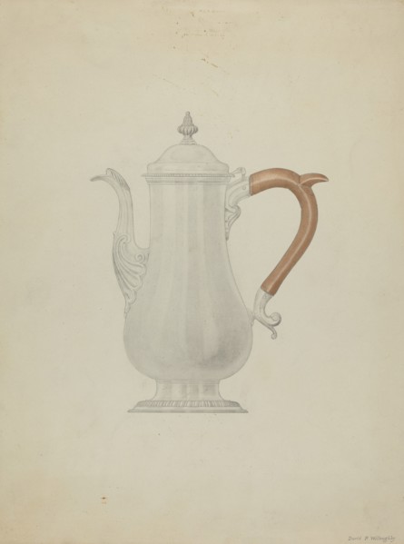 Silver Teapot, 1935/1942.