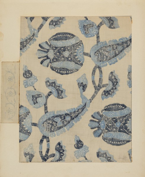 Resist Printed Linen, c. 1936.