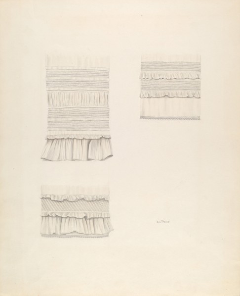 Baby's Petticoat: Details, c. 1937.