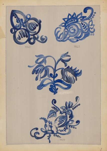 Decoration for Stoneware, 1935/1942.