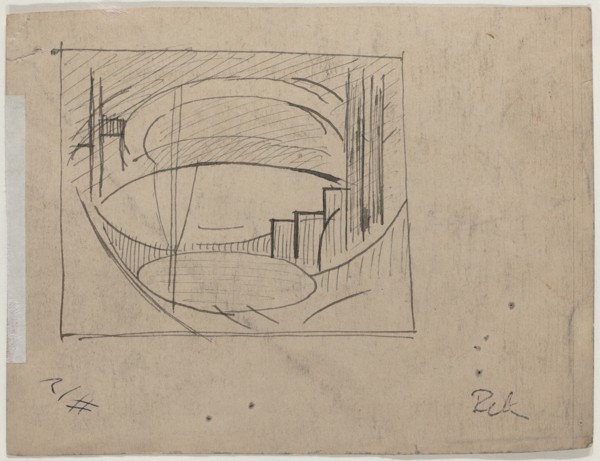 Study for "Soho" (verso), 1919.