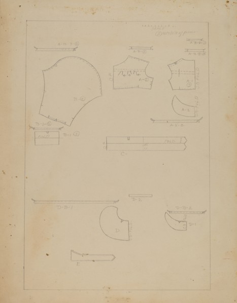 Girl's Dress (Pattern), 1935/1942.