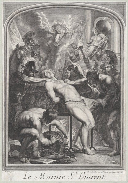 Saint Lawrence at the Stake, ca. 1700-29.