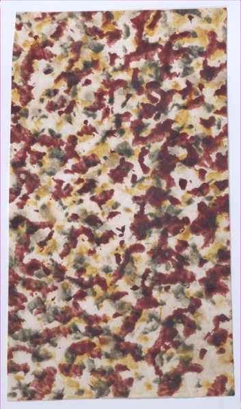 Sheet with marbled pattern, 19th century.