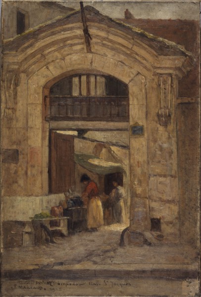 Porte Rue Saint-Jacques, 1905.